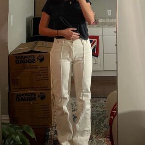 Abercrombie & Fitch - White straight Jeans